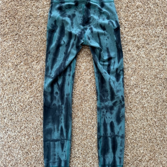 Lululemon Invigorate High-Rise Tight 25" Side Pocket Shibori Tie Dye Size 2 - Picture 2 of 8